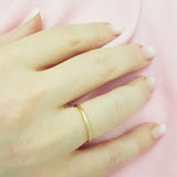 altın sade ince baş parmak yüzüğü 