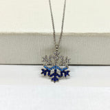 Snowflake Necklace 925 Sterling Silver